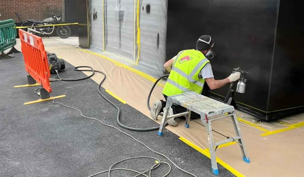 On-Site-Spraying